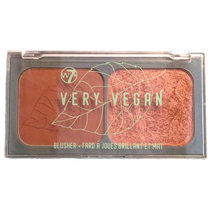 W7 Very Vegan Blusher Duo Plumeria 2 Blush Shades Matte & Shimmer Finish!